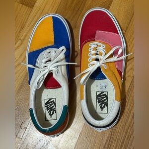 NEW Without Tags Unisex Patchwork Vans
